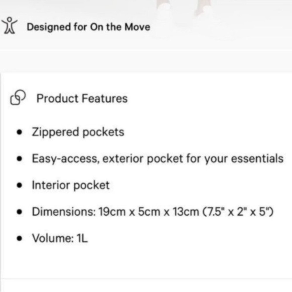 Lululemon Athletica | Belt Bag | Everywhere Belt Bag | White Opal - Picture 7 of 15